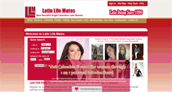Desktop Screenshot of latinlifemates.com